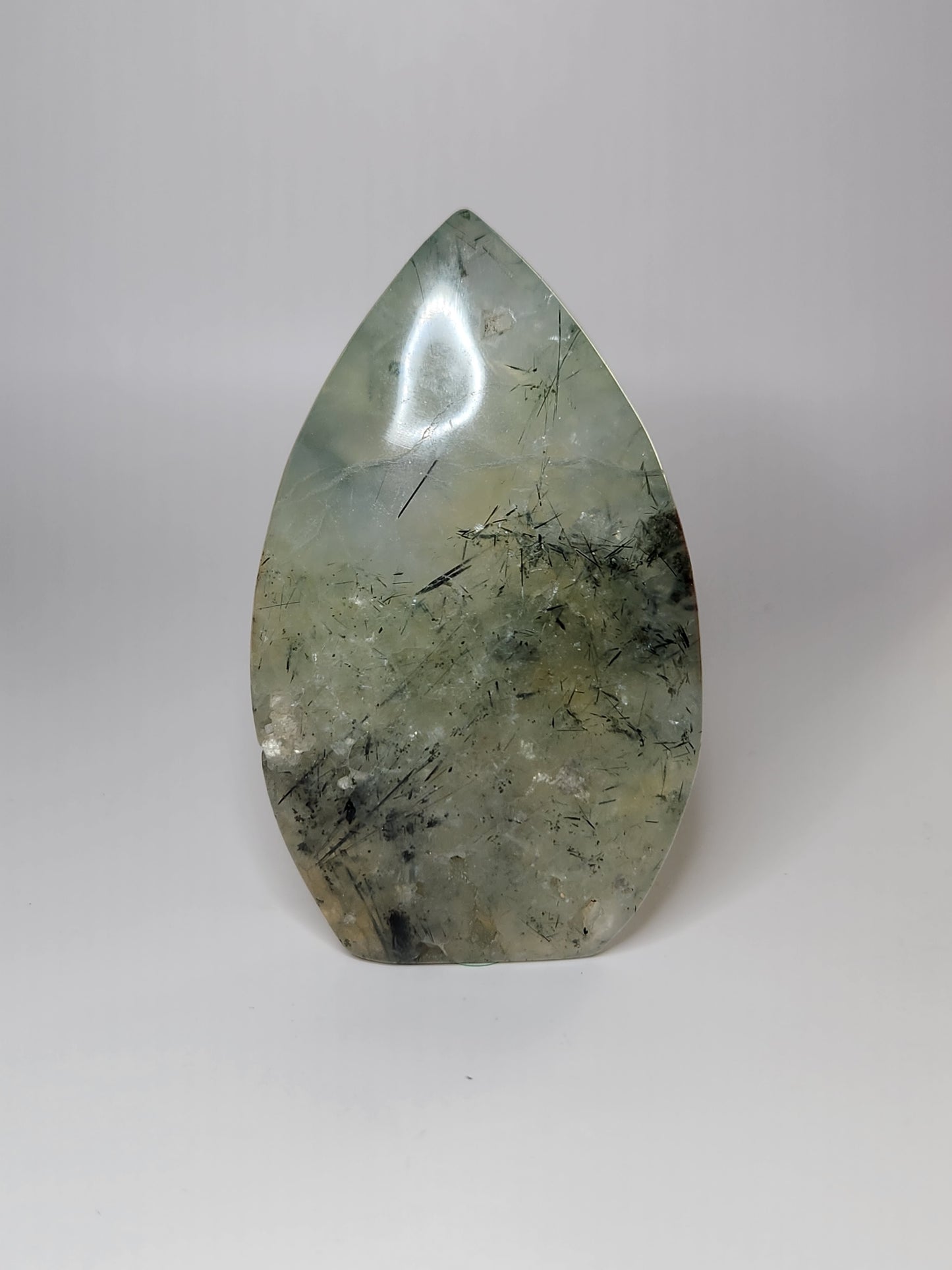 Prehnite Tear Drop Flame