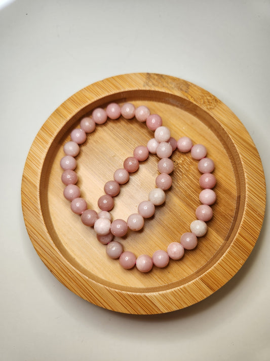 Pink Opal Bracelet - 8mm
