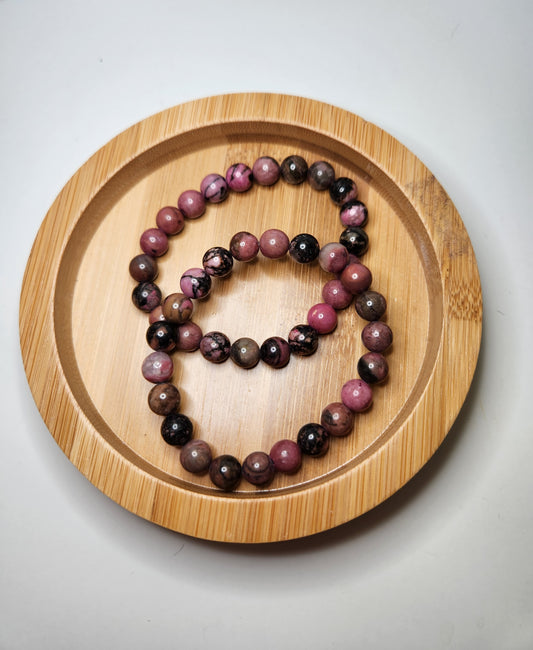 Rhodonite Bracelet - 8mm