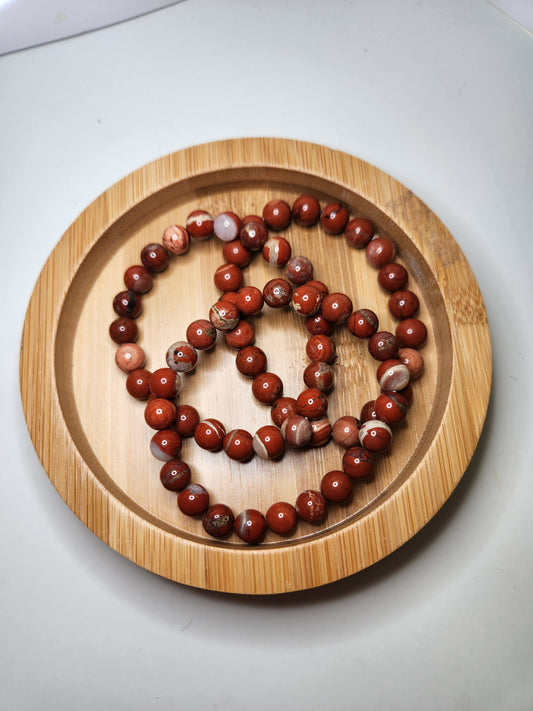 Red Jasper Bracelet - 8mm