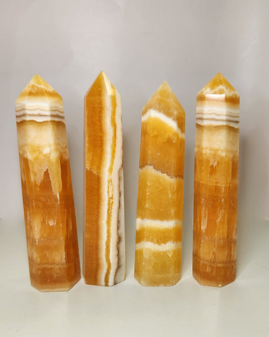 Orange Calcite Tower