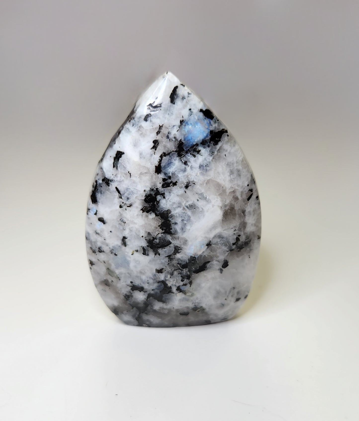 Rainbow Moonstone Tear Drop Flame
