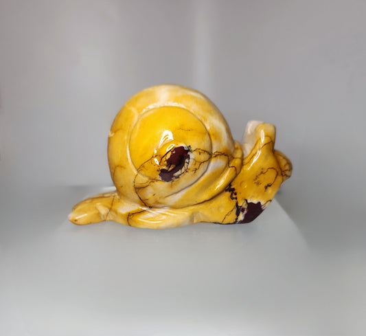 Mookaite Jasper Snail