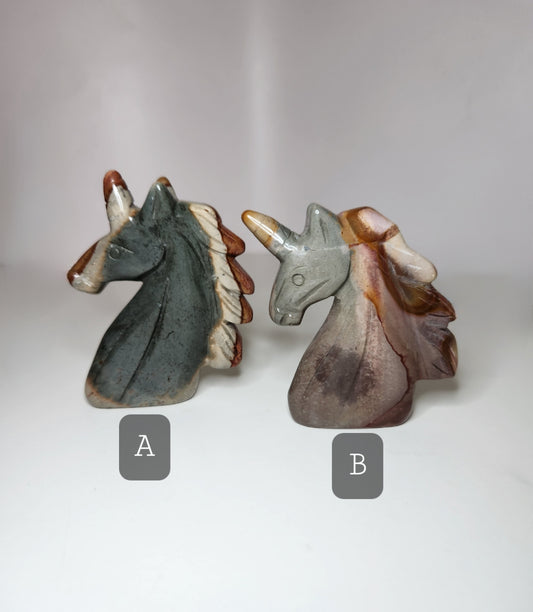 Polychrome Jasper Unicorn