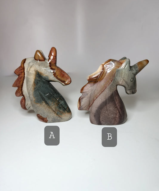 Polychrome Jasper Unicorn