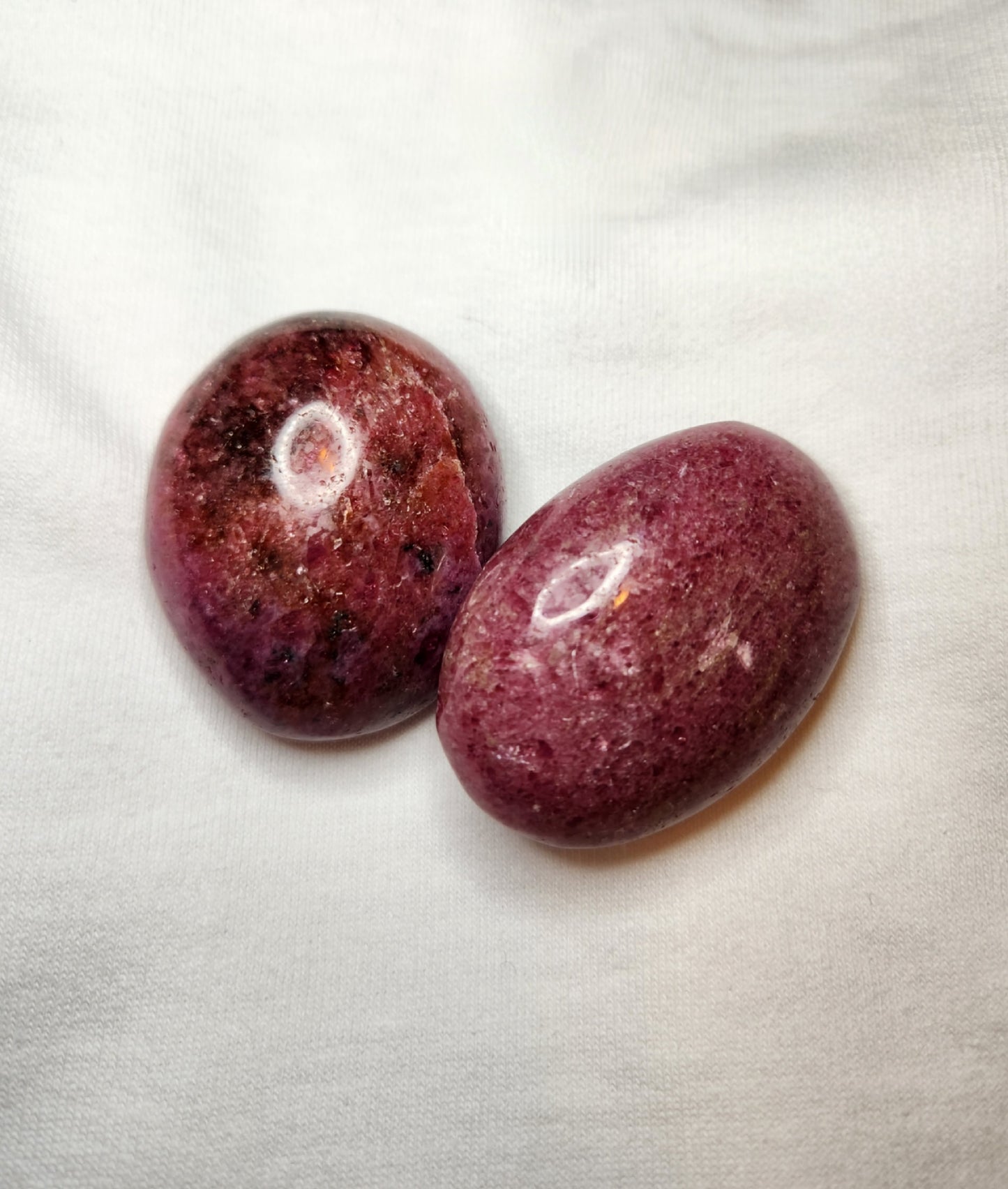 Rhodonite Palm Stone