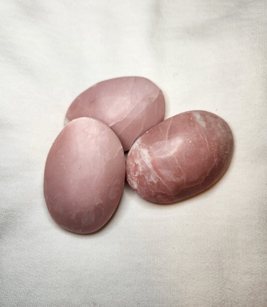 Pink Opal Palm Stone