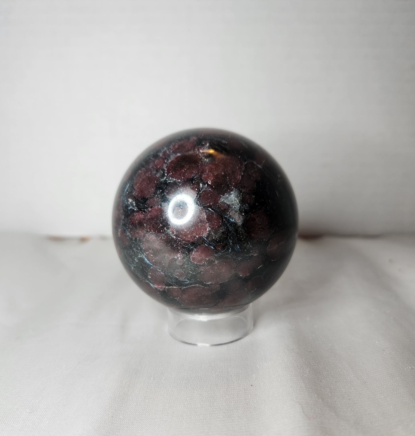 Garnet Arfvedsonite Sphere