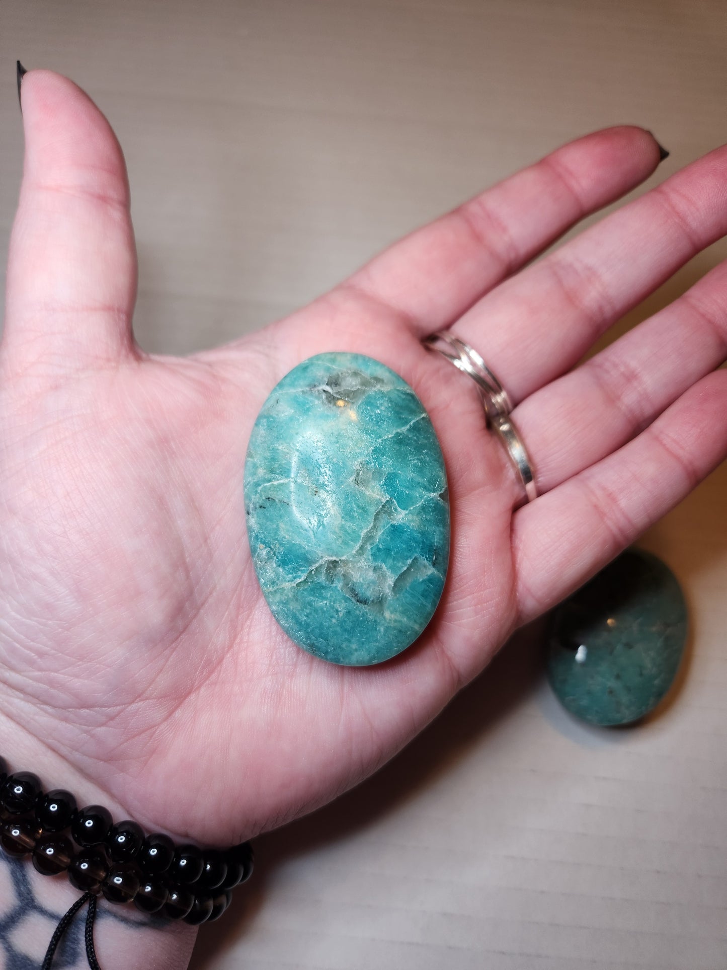 Amazonite Palm Stone