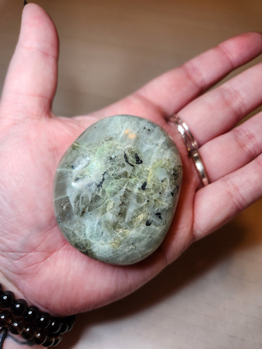 Garnierite Palm Stone