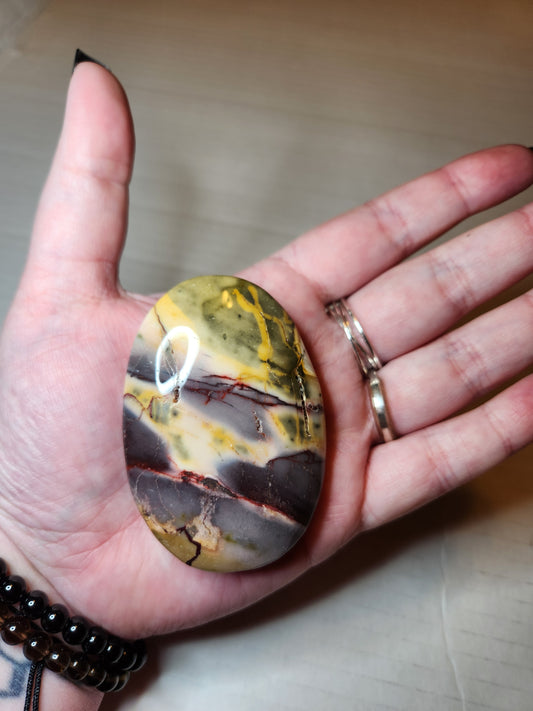 Mookaite Jasper Palm Stone