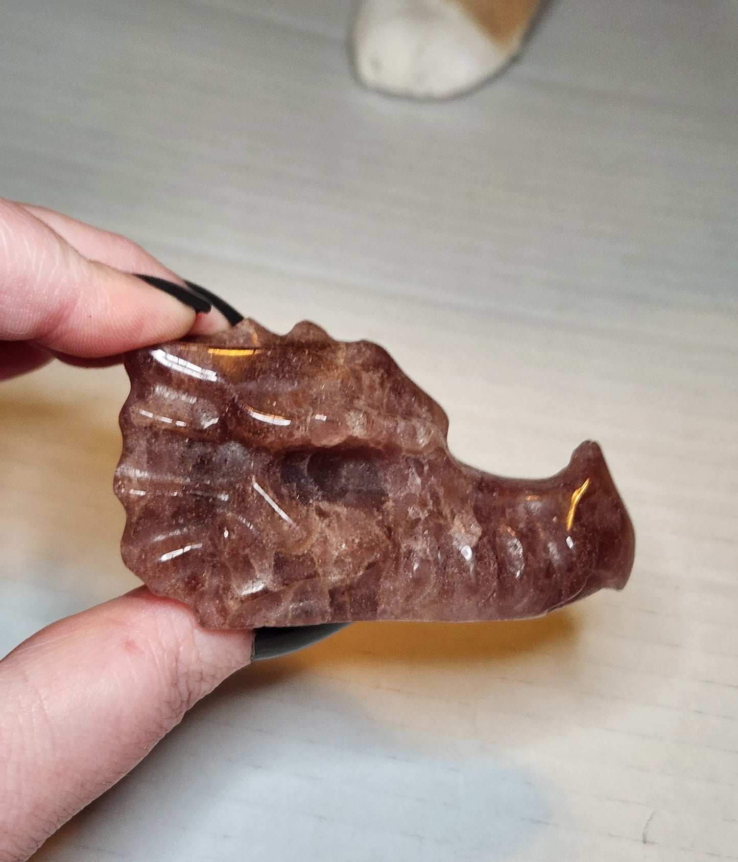 Red Aventurine Dragon Head