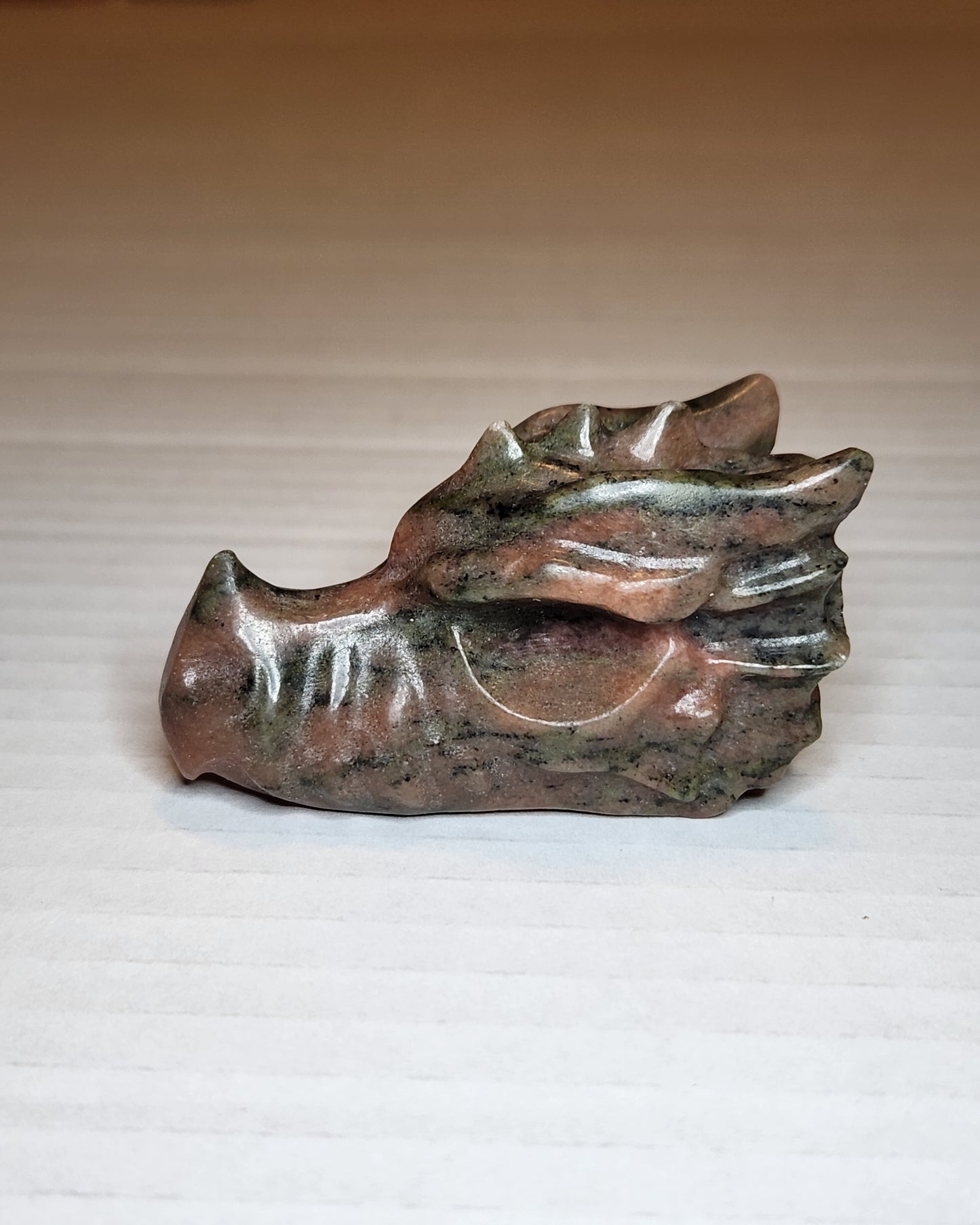 Unakite Dragon Head