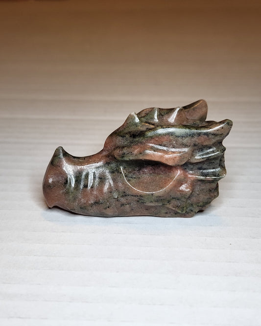 Unakite Dragon Head