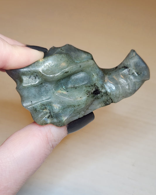Labradorite Dragon Head