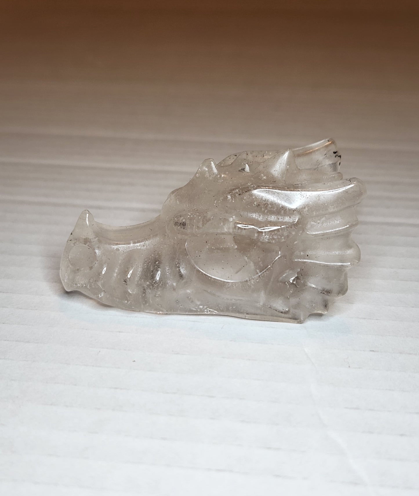 Smoky Quartz Dragon Head