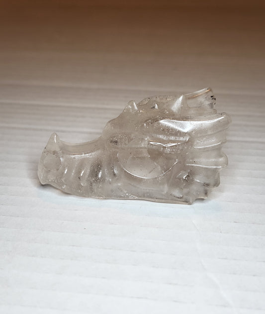 Smoky Quartz Dragon Head