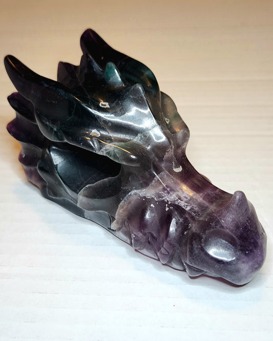Fluorite Dragon Head (large)