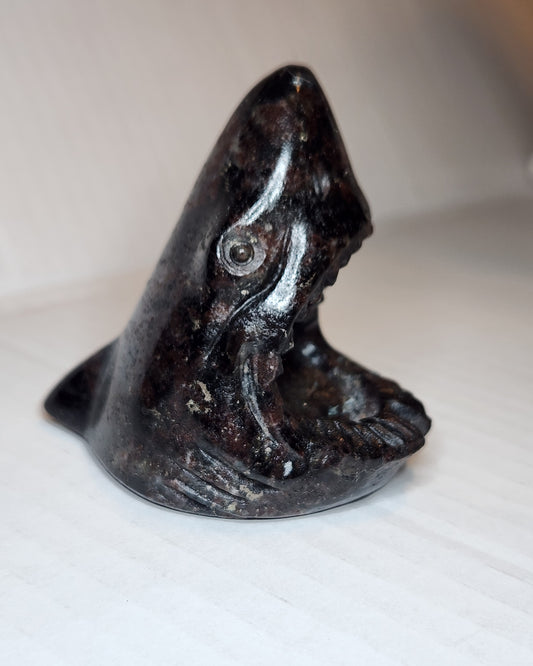 Shark Head Carving
