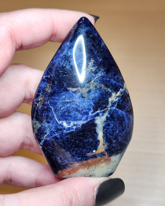 Sodalite Tear Drop Flame