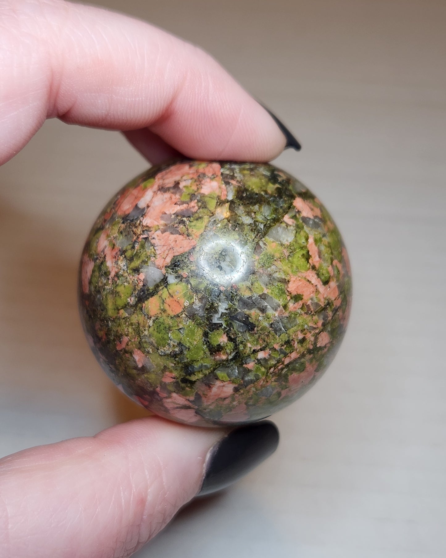 Unakite Sphere