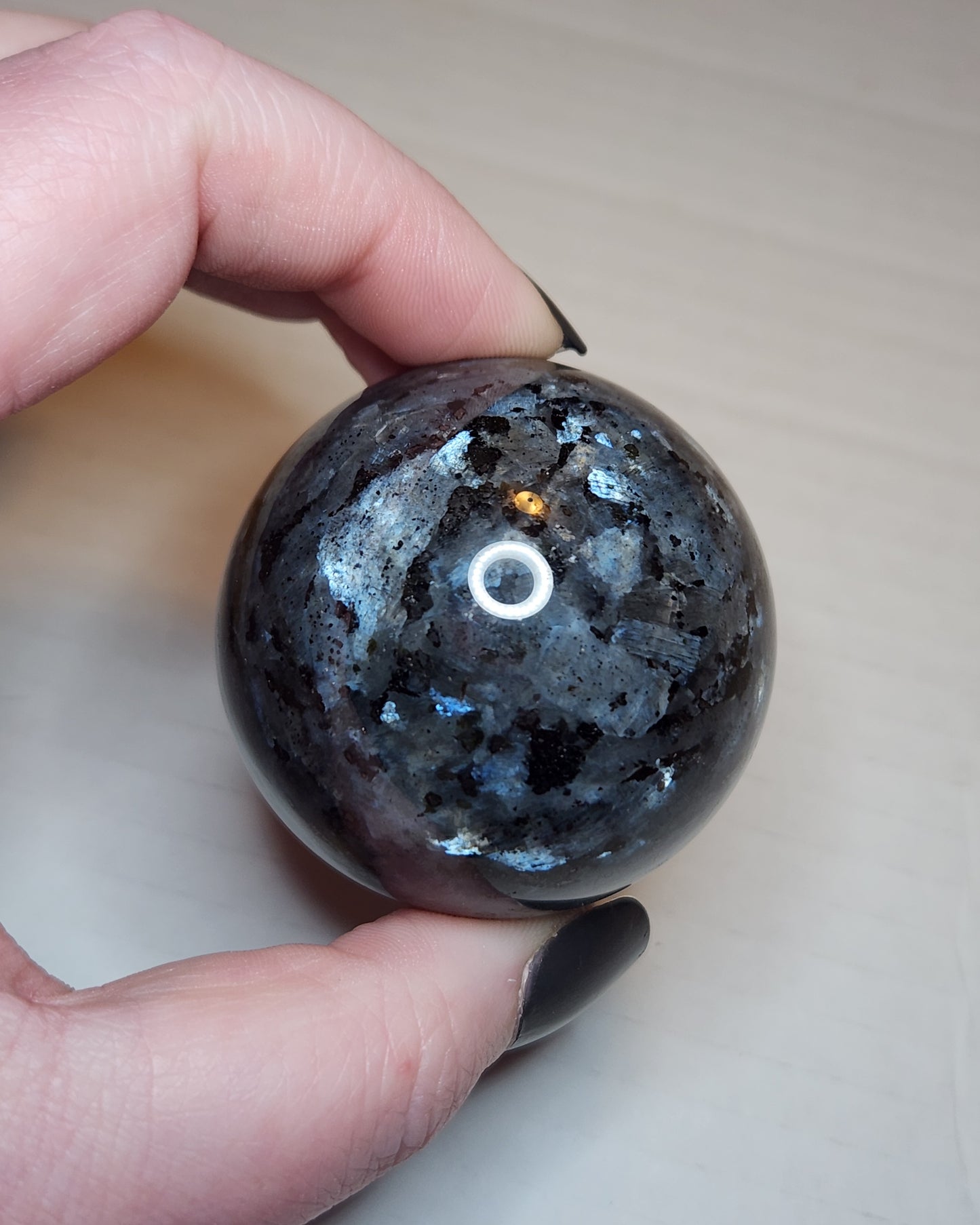 Larvikite Sphere