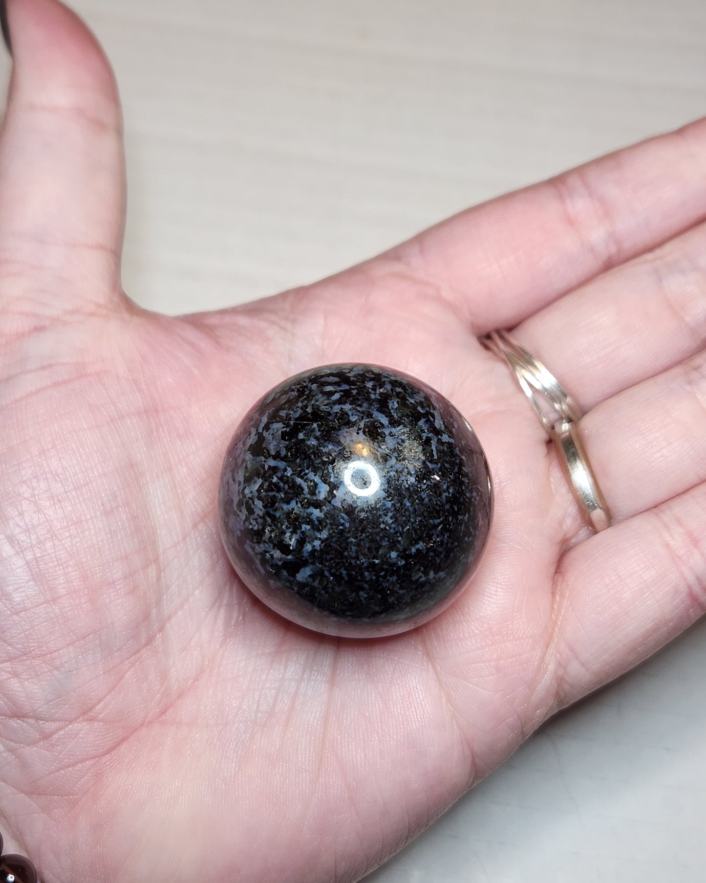 Indigo Gabbro Sphere