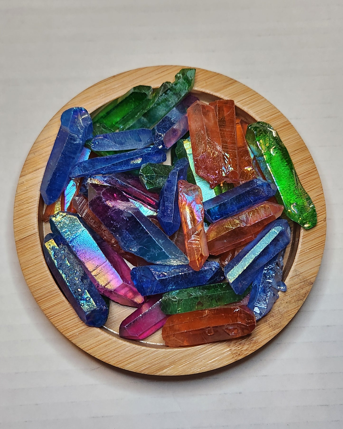 Aura Coated Quartz Point