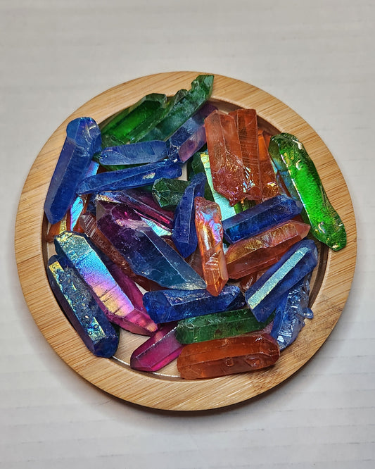 Aura Coated Quartz Point