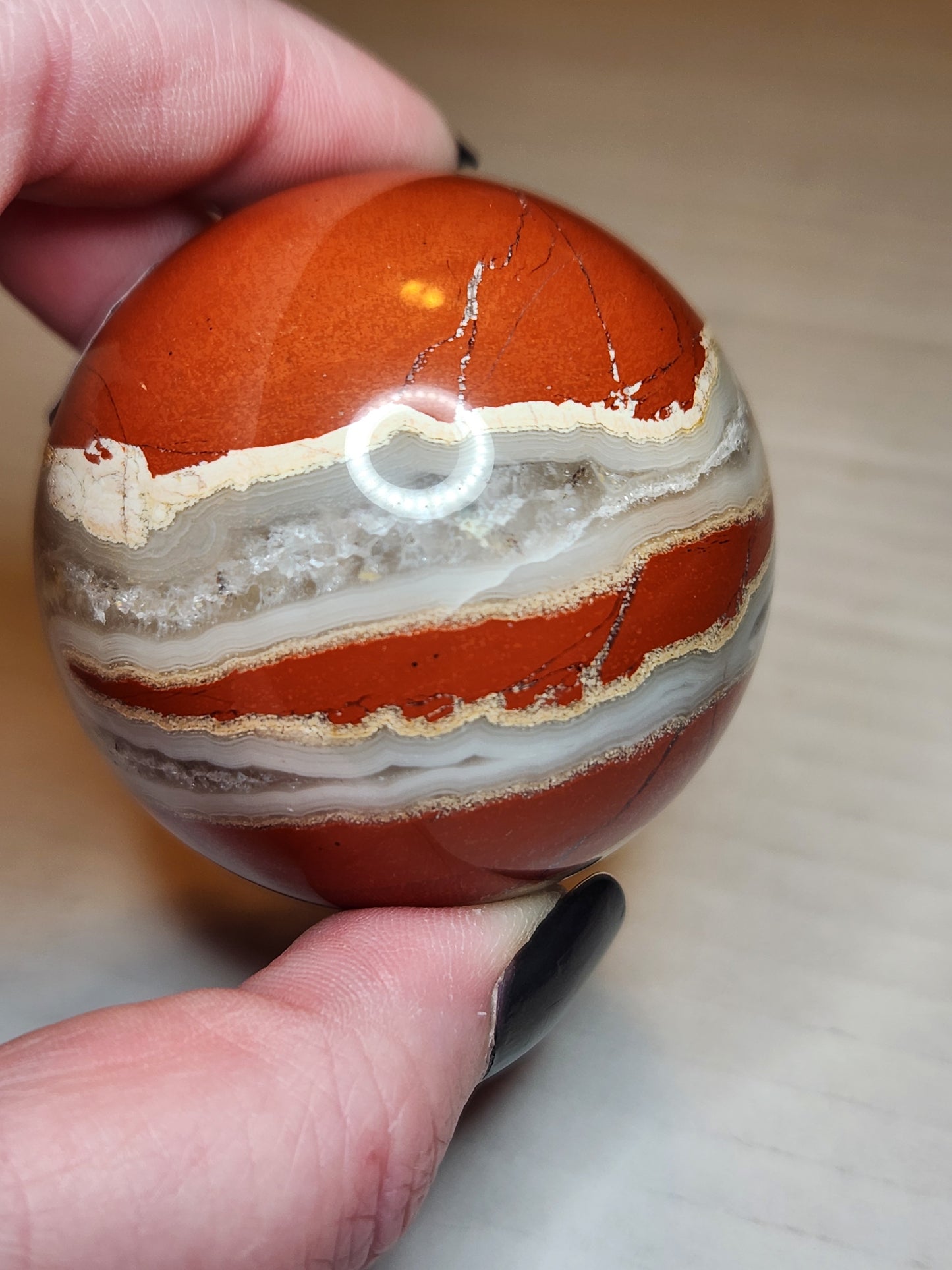 Red Jasper Sphere