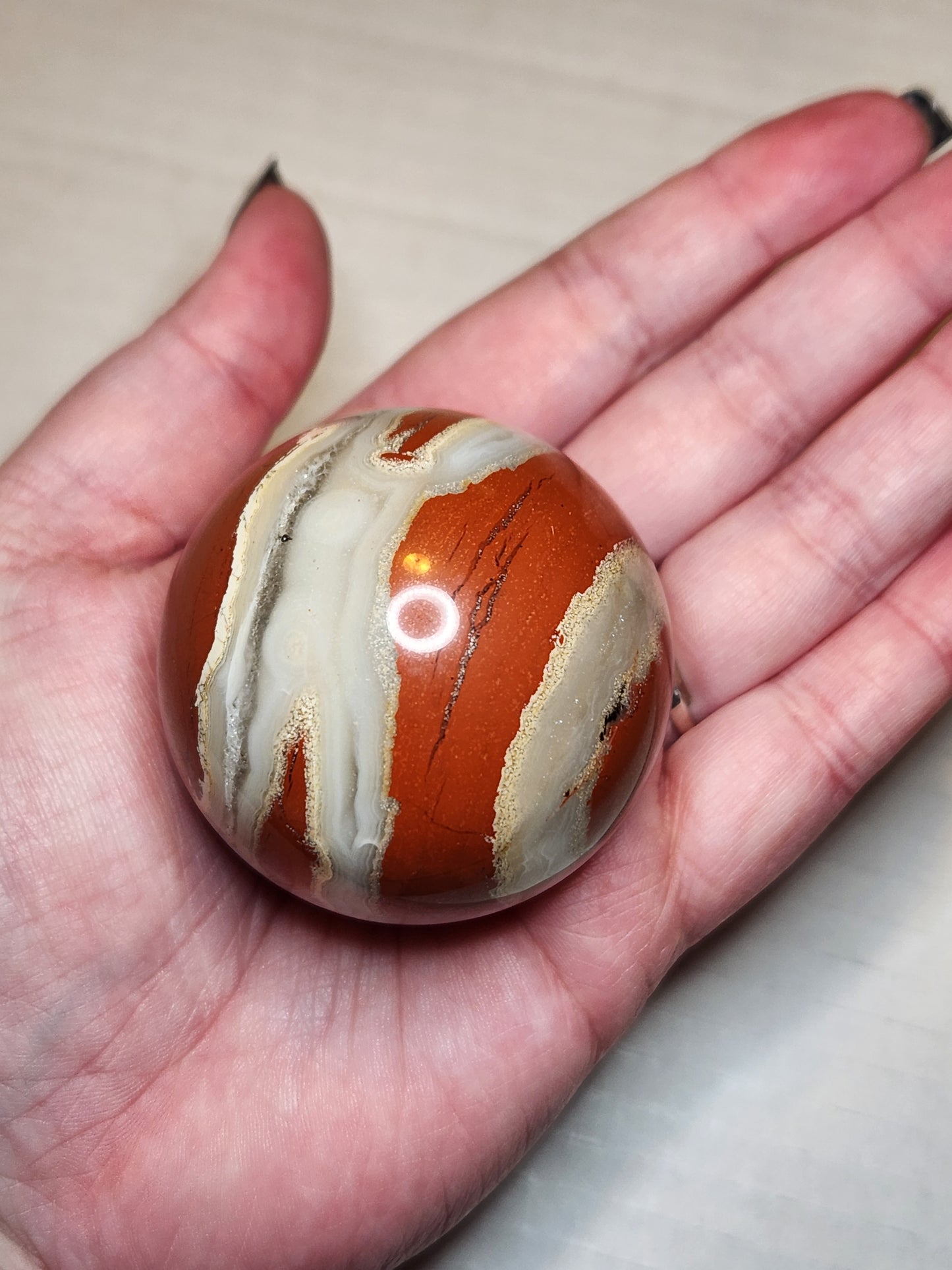 Red Jasper Sphere