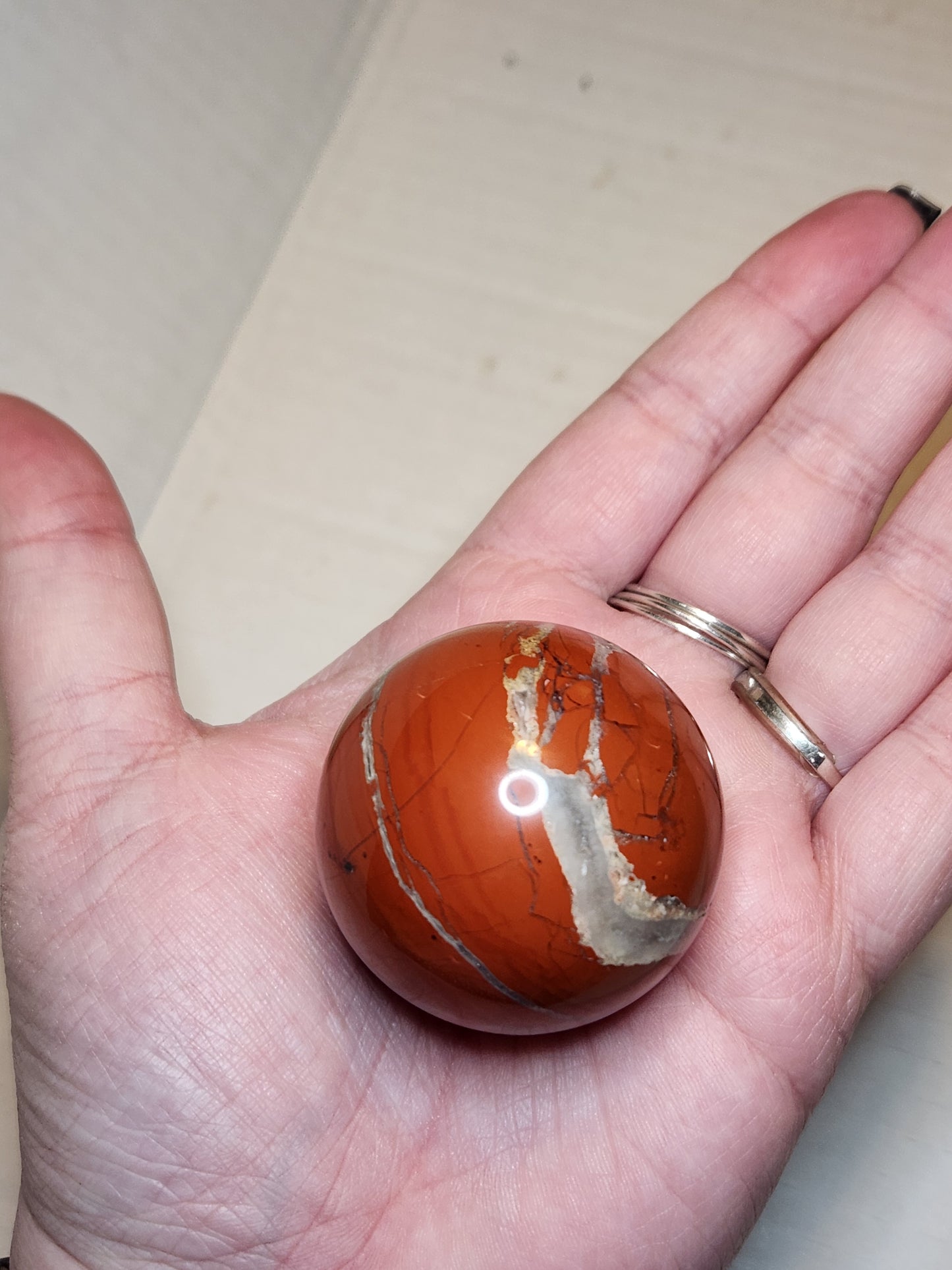 Red Jasper Sphere
