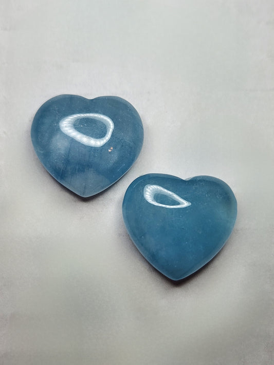 Aquamarine Mini Heart