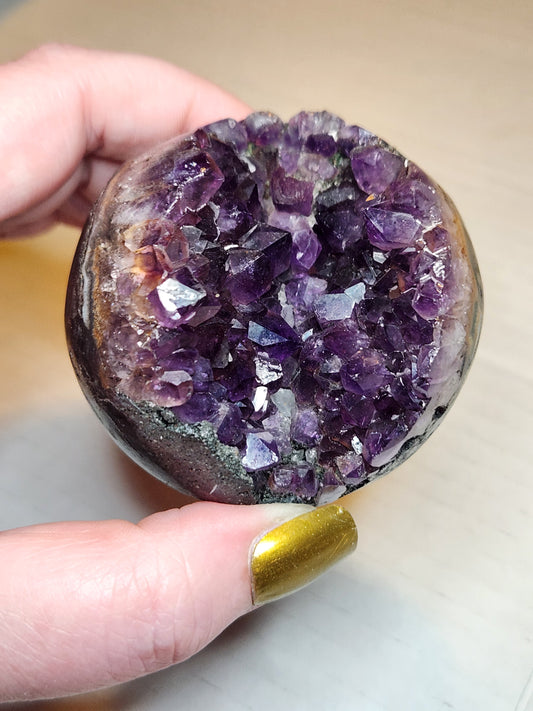 Amethyst Geode Sphere