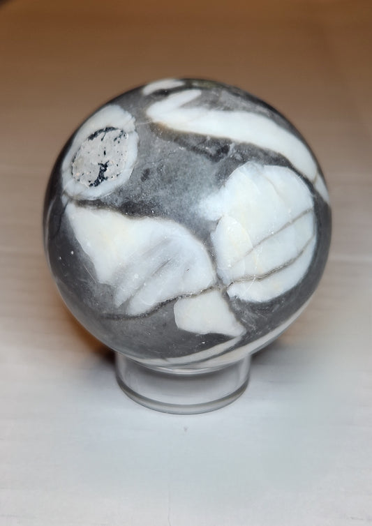 Shell Jasper Sphere