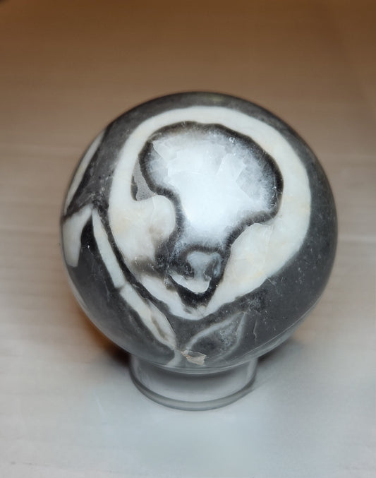Shell Jasper Sphere