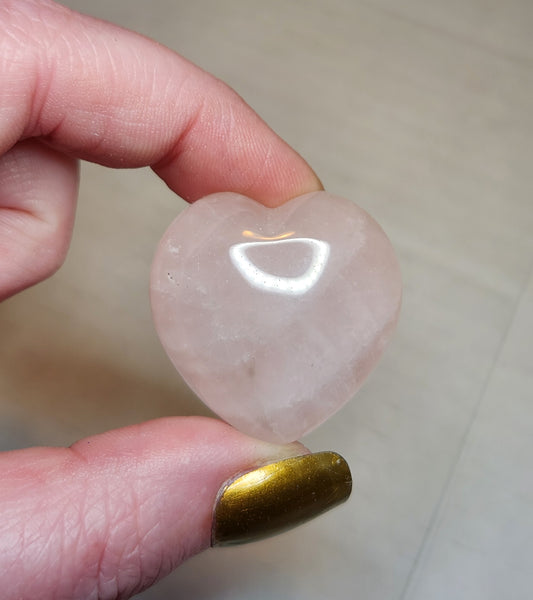 Rose Quartz Mini Heart