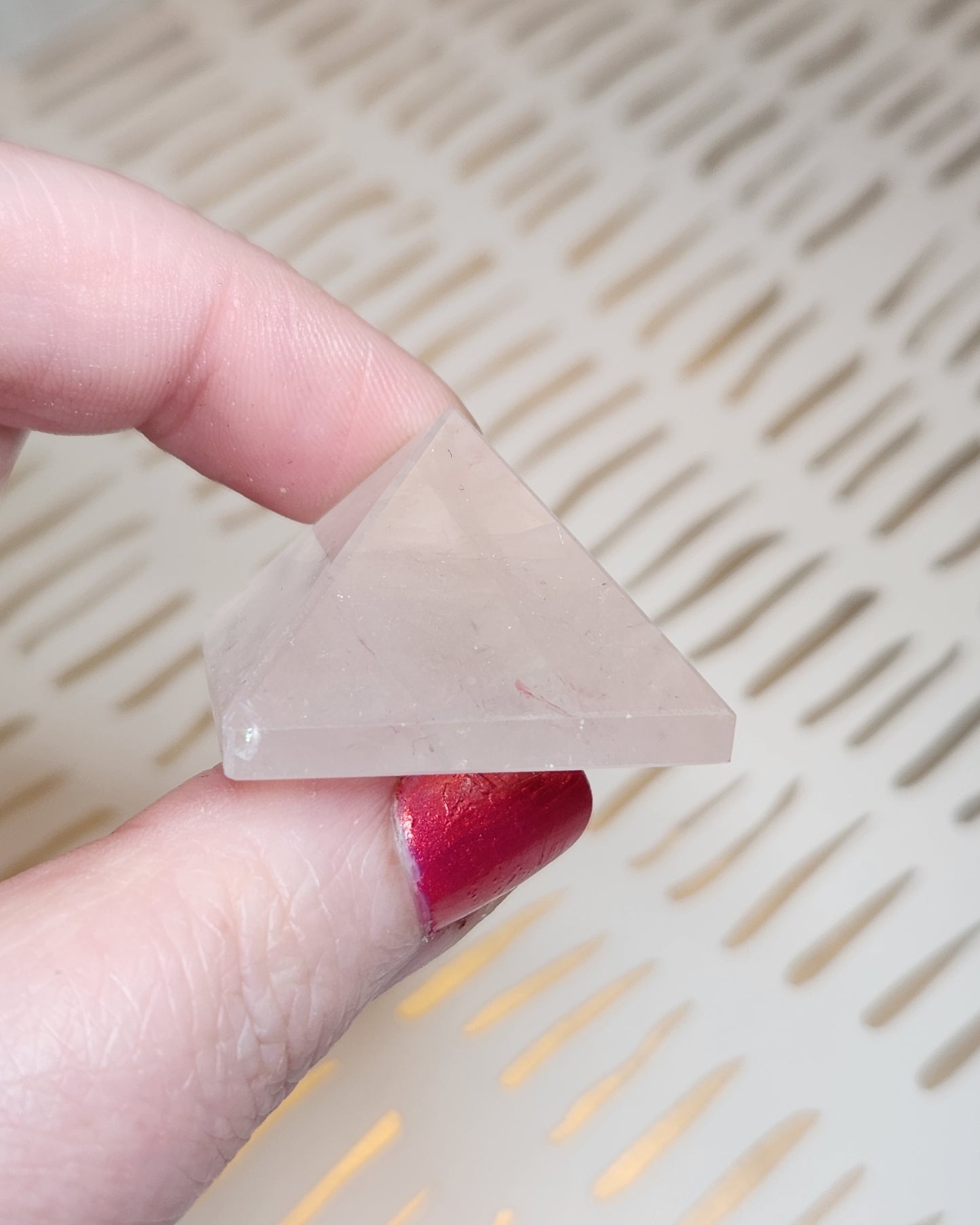 Rose Quartz Pryamid