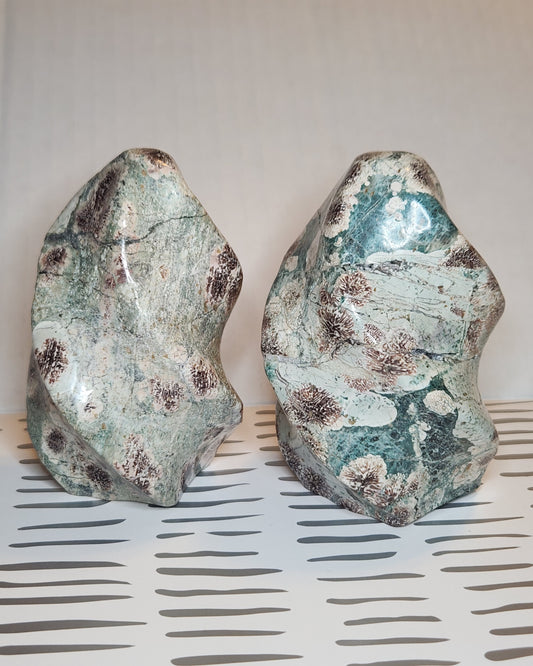 Russian Flower Agate Flame