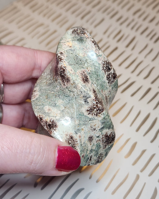Russian Flower Agate Flame