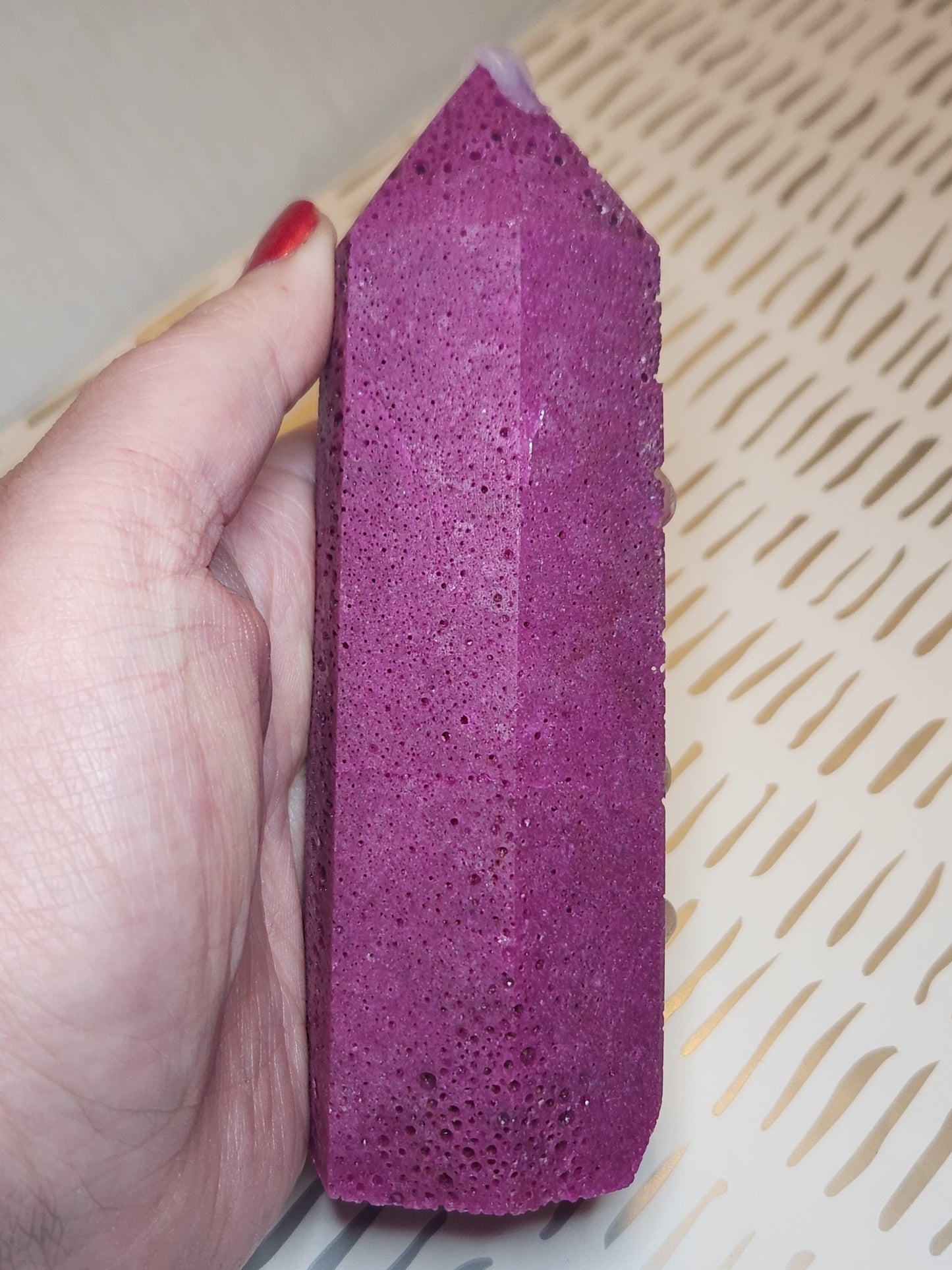Honeycomb Ruby Tower