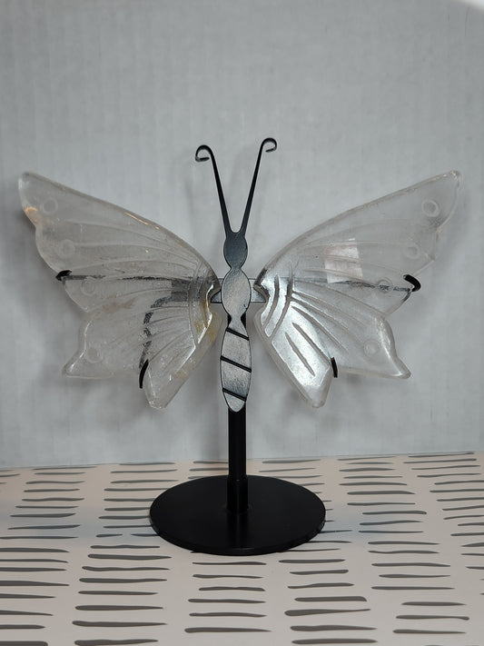 Clear Quartz Butterfly Wings