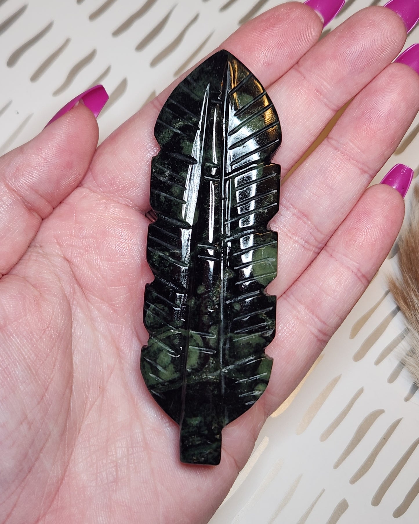 Kambaba Jasper Feather