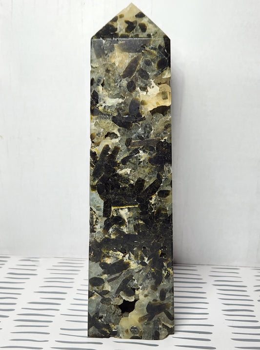 Prehnite with Epidote Tower