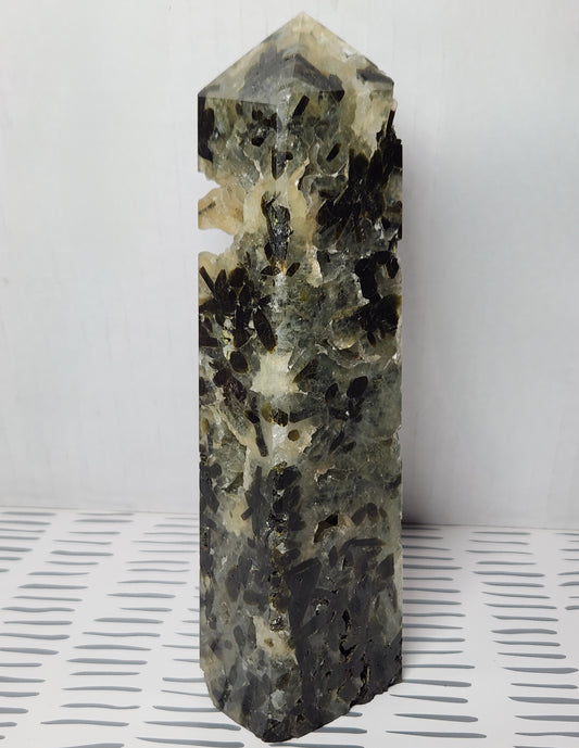 Prehnite with Epidote Tower