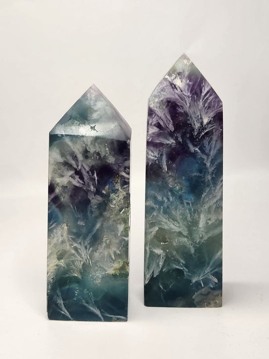 Feather Fluorite Tower
