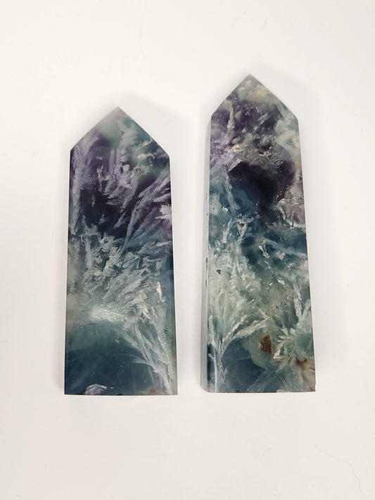 Feather Fluorite Tower