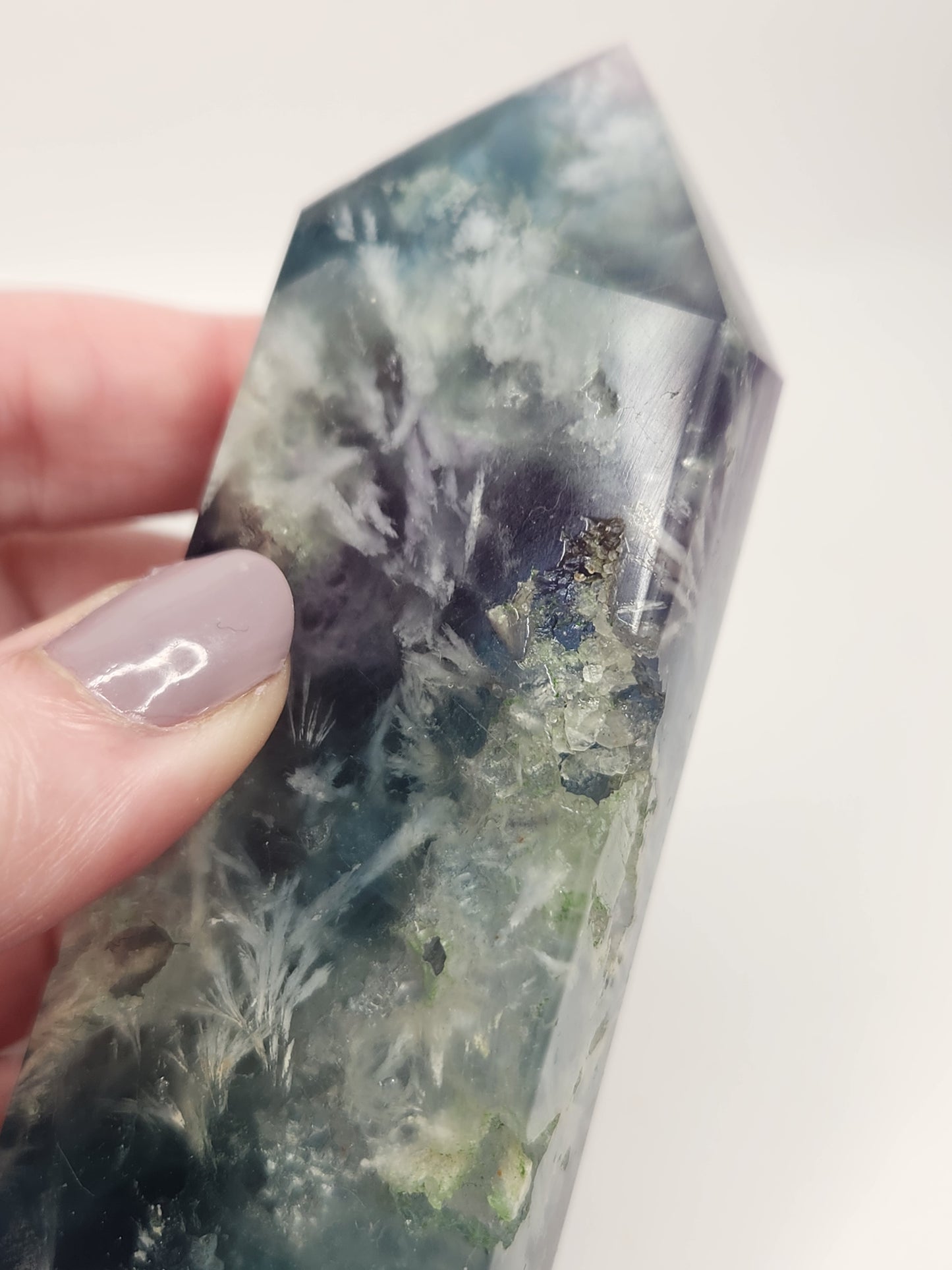 Feather Fluorite Tower