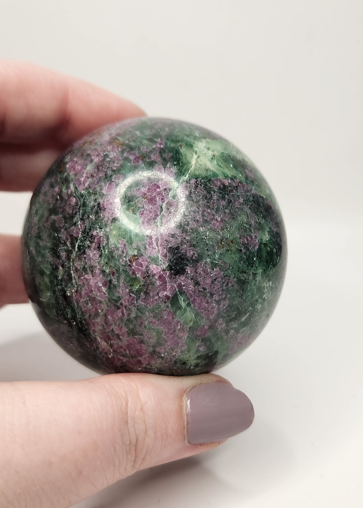 Ruby Kyanite Fuchsite Sphere