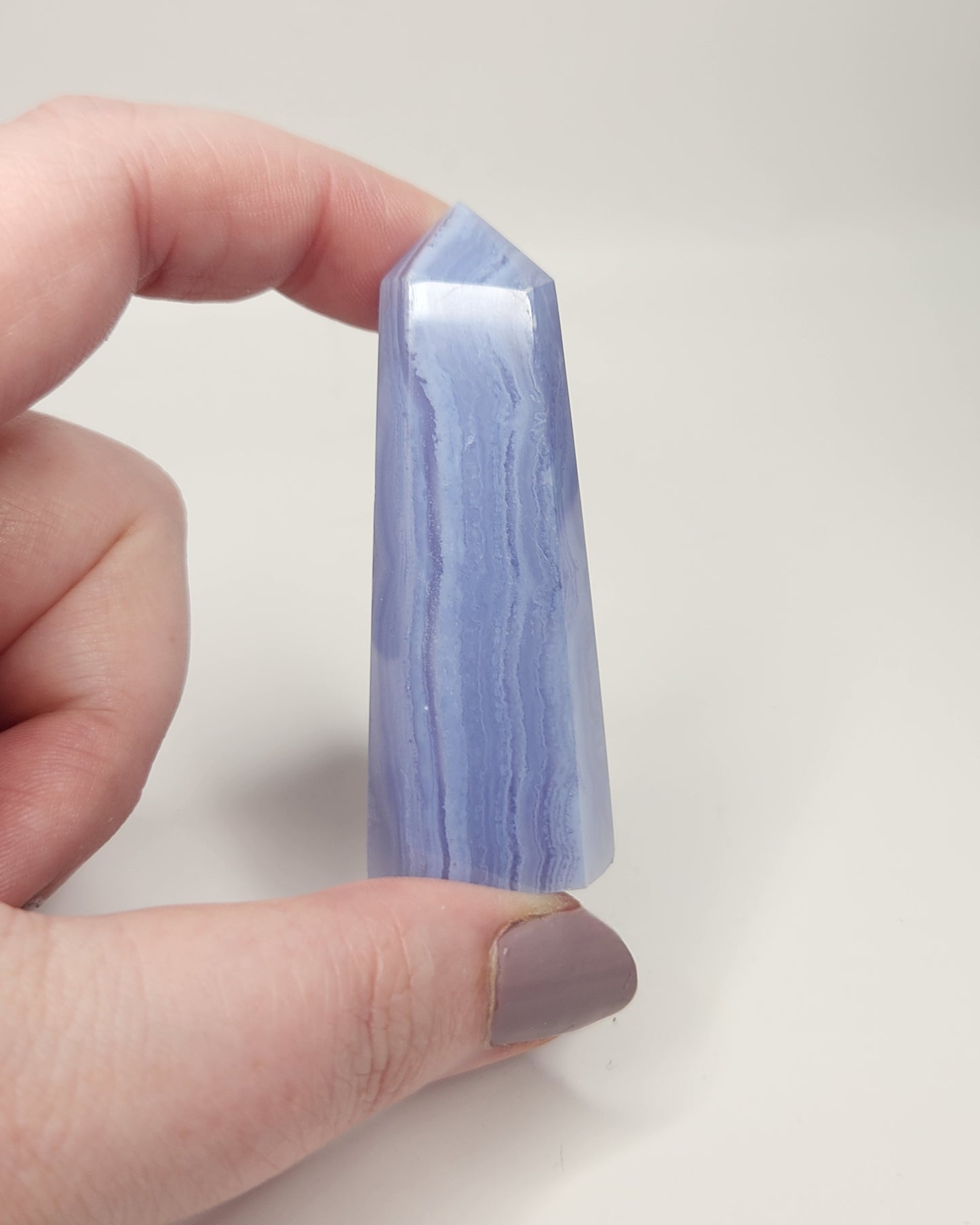 Blue Lace Agate Tower